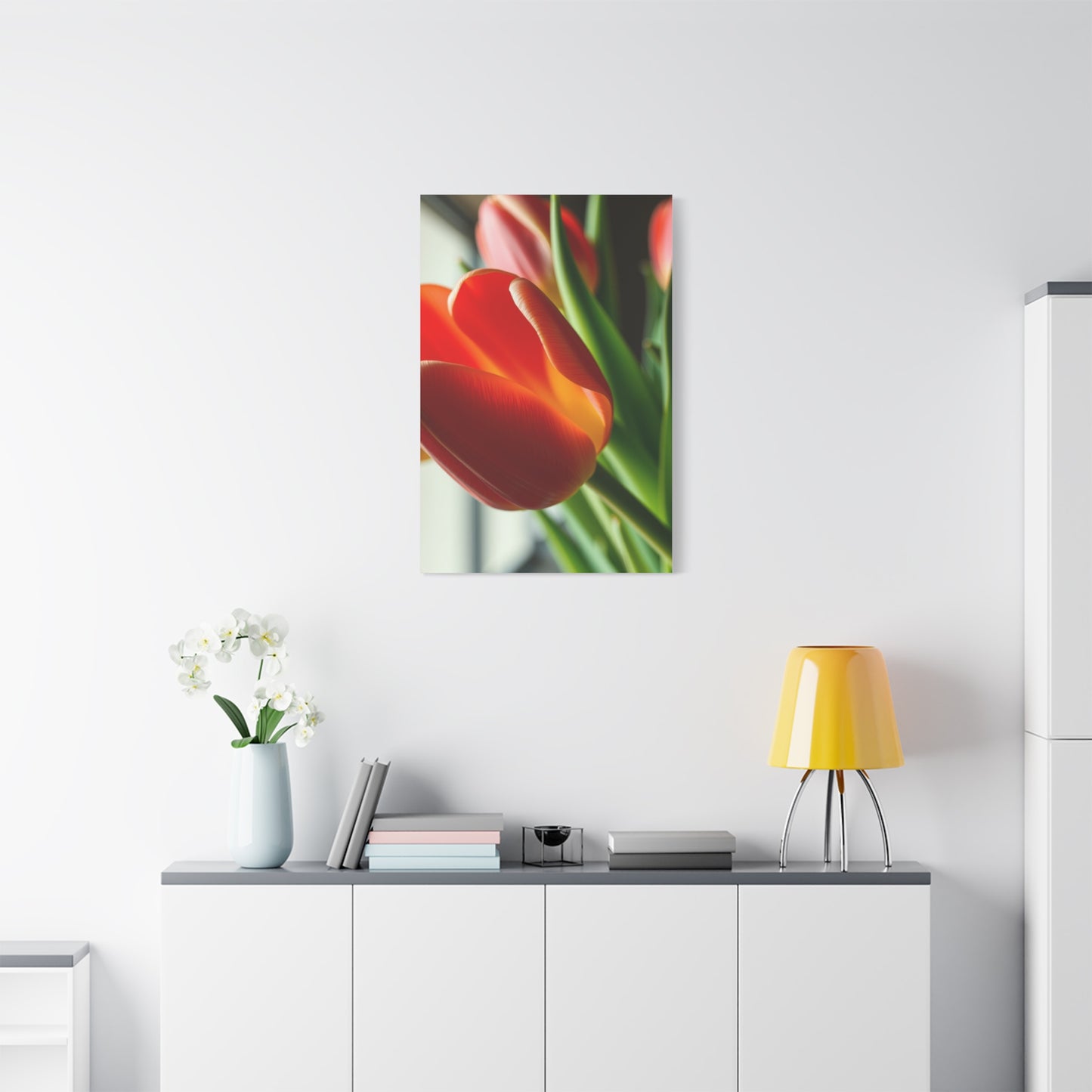Supreme Tulip Flower Art Beautiful Collection Wall Art & Canvas Print