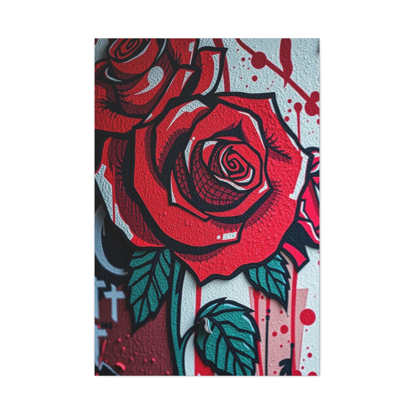 Elegant Urban Floral Canvas Wall Art & Canvas Print