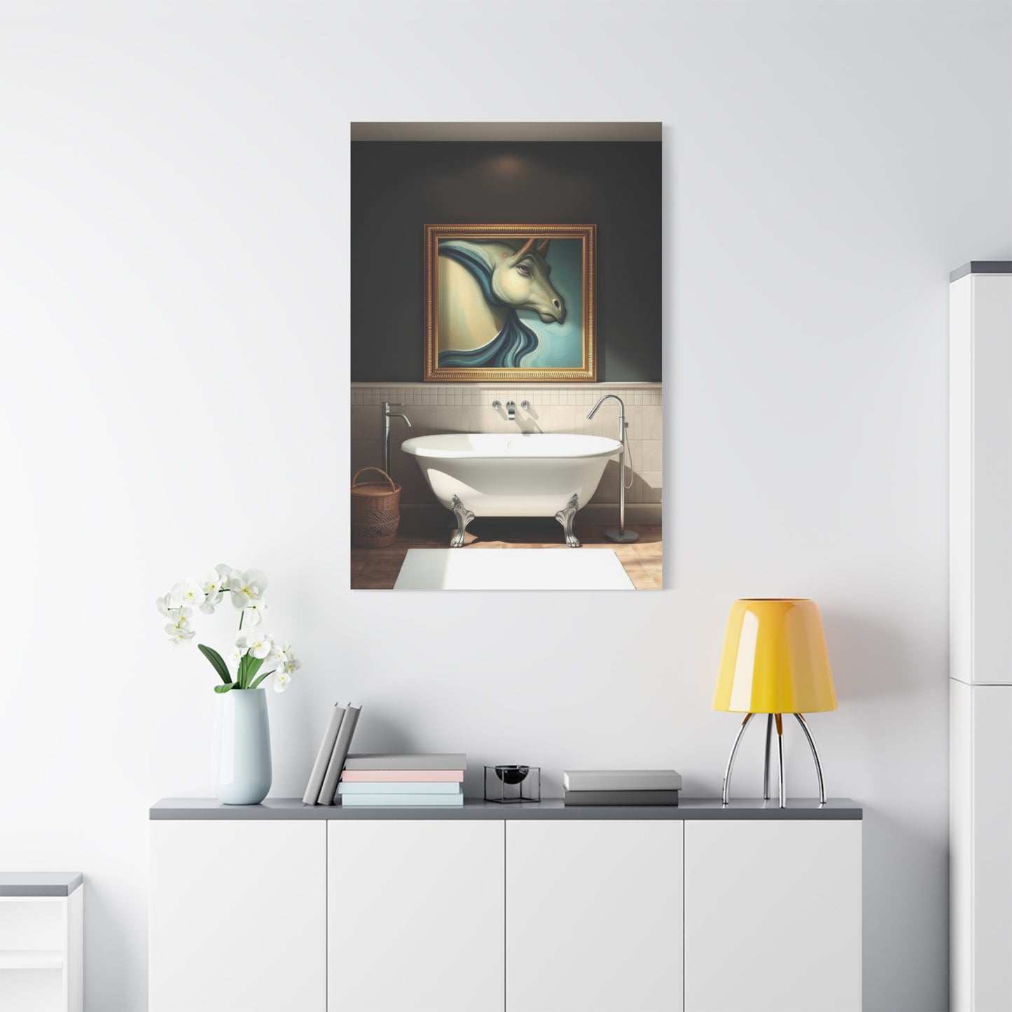Serene Splash Artistry Wall Art & Canvas Print