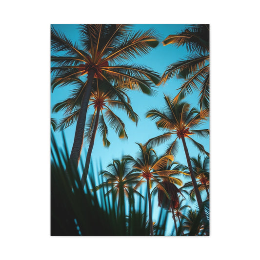 Palm Trees Art Premium Canvas 20 Wall Art & Canvas Print