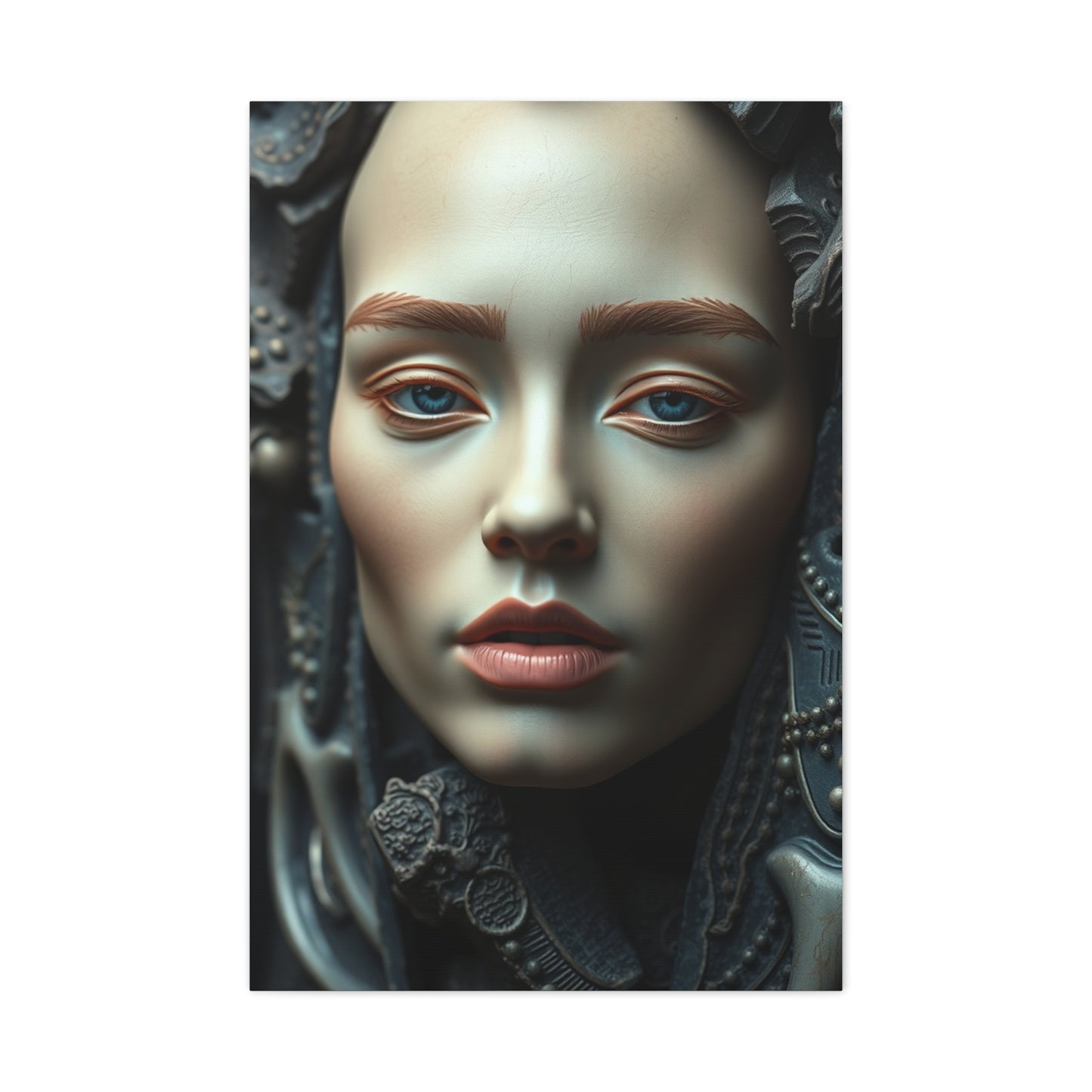 Charcoal, Onyx, and Ivory Art Supreme Canvas Wall Art & Canvas Print
