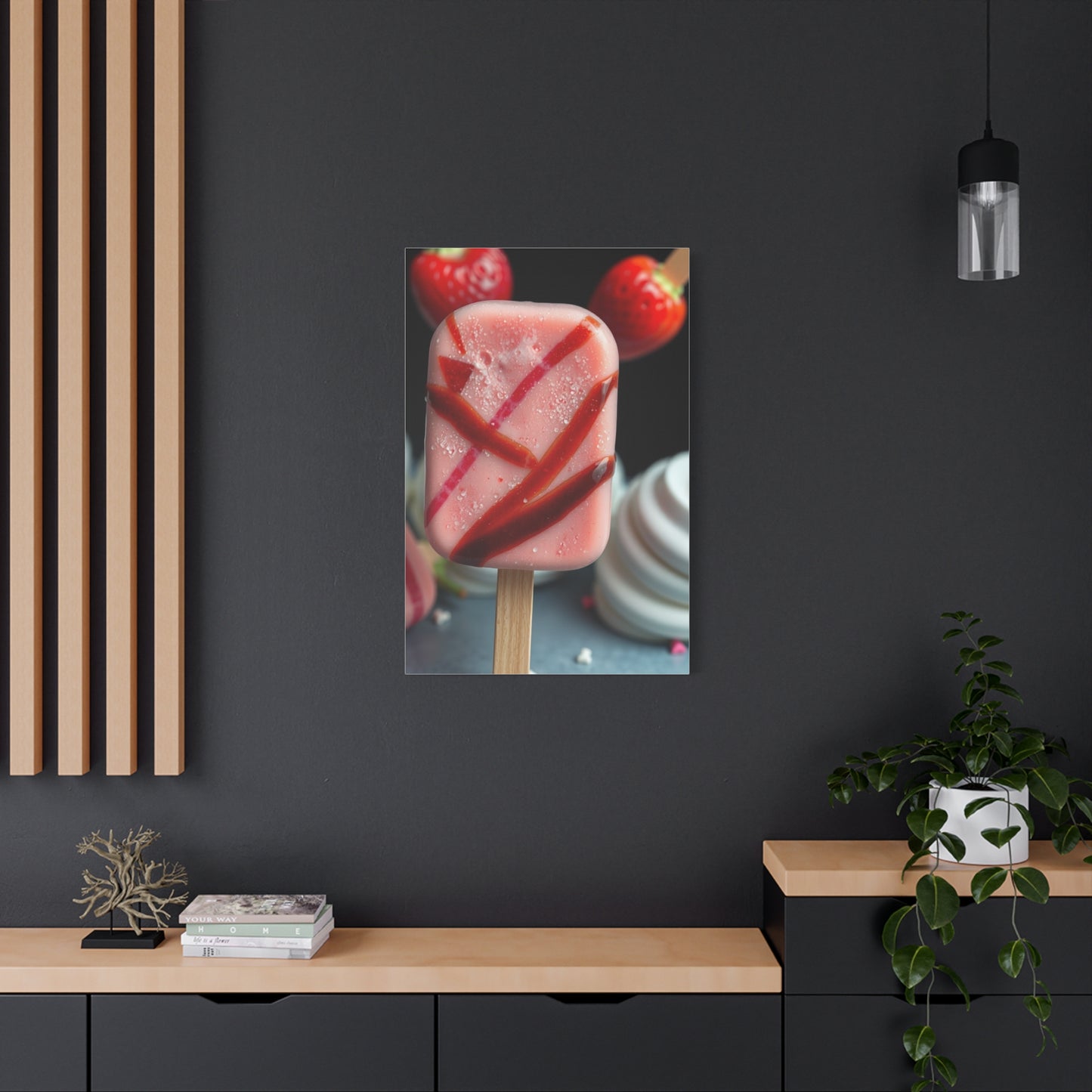 Ice Cream & Popsicle Art Luxury Canvas Wall Art & Canvas Print