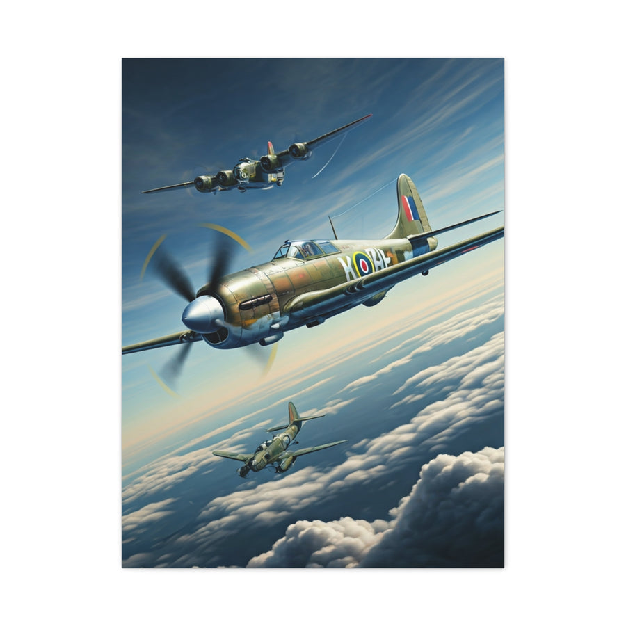Squadron Sky Formation Wall Art & Canvas Prints