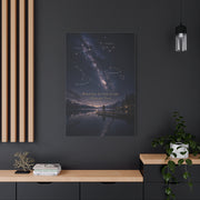 Written in the Stars Celestial Love Quote Wall Art & Canvas Print