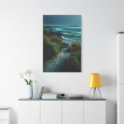 Green Coastal Dune Path Serenity Wall Art & Canvas Print
