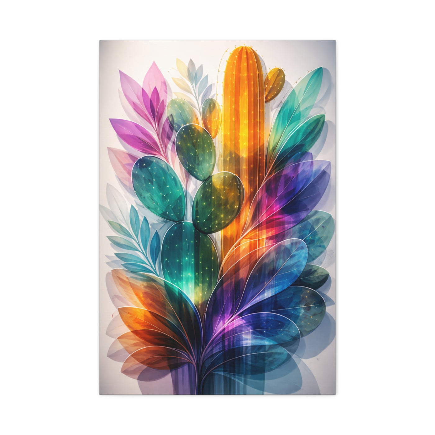 Premium Acrylic Botanical Abstraction Wall Art & Canvas Print
