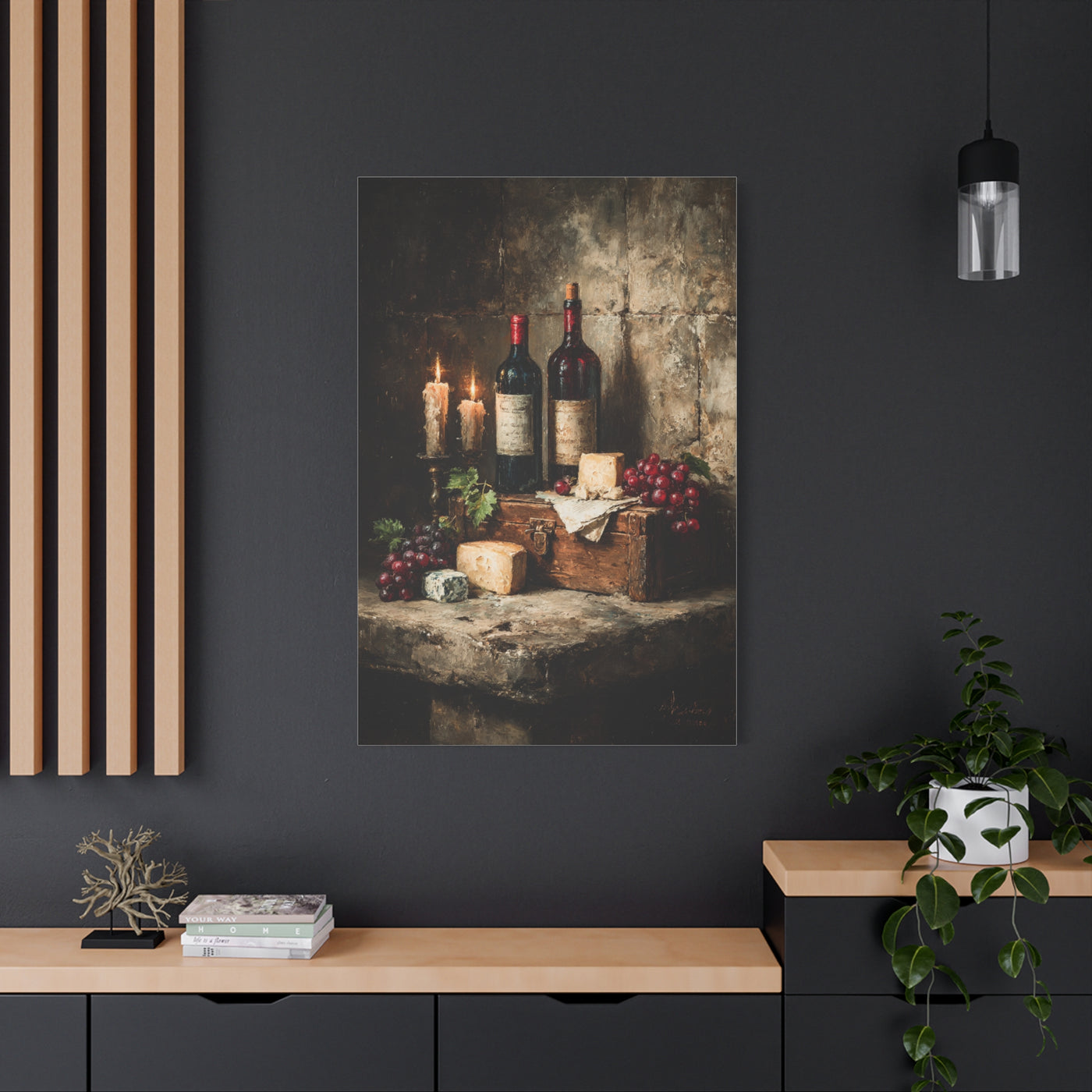 Vintage Wine Cellar Still Life Wall Art & Canvas Print