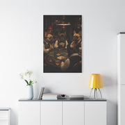 French Bulldog Poker Club Wall Art & Canvas Print