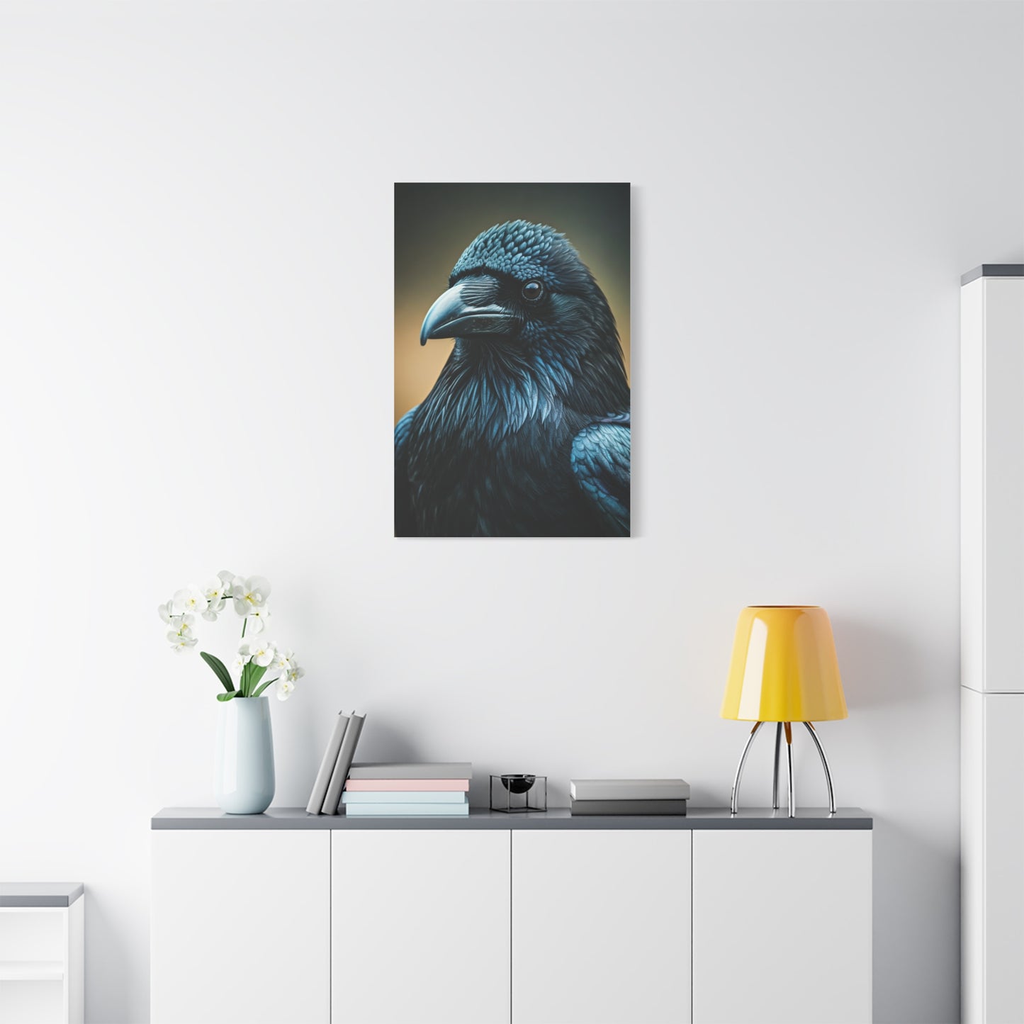 Midnight Raven Portrait Wall Art & Canvas Prints