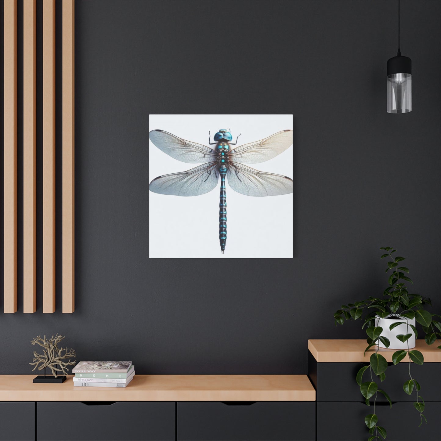 Blue Dragonfly Wall Art & Canvas Prints
