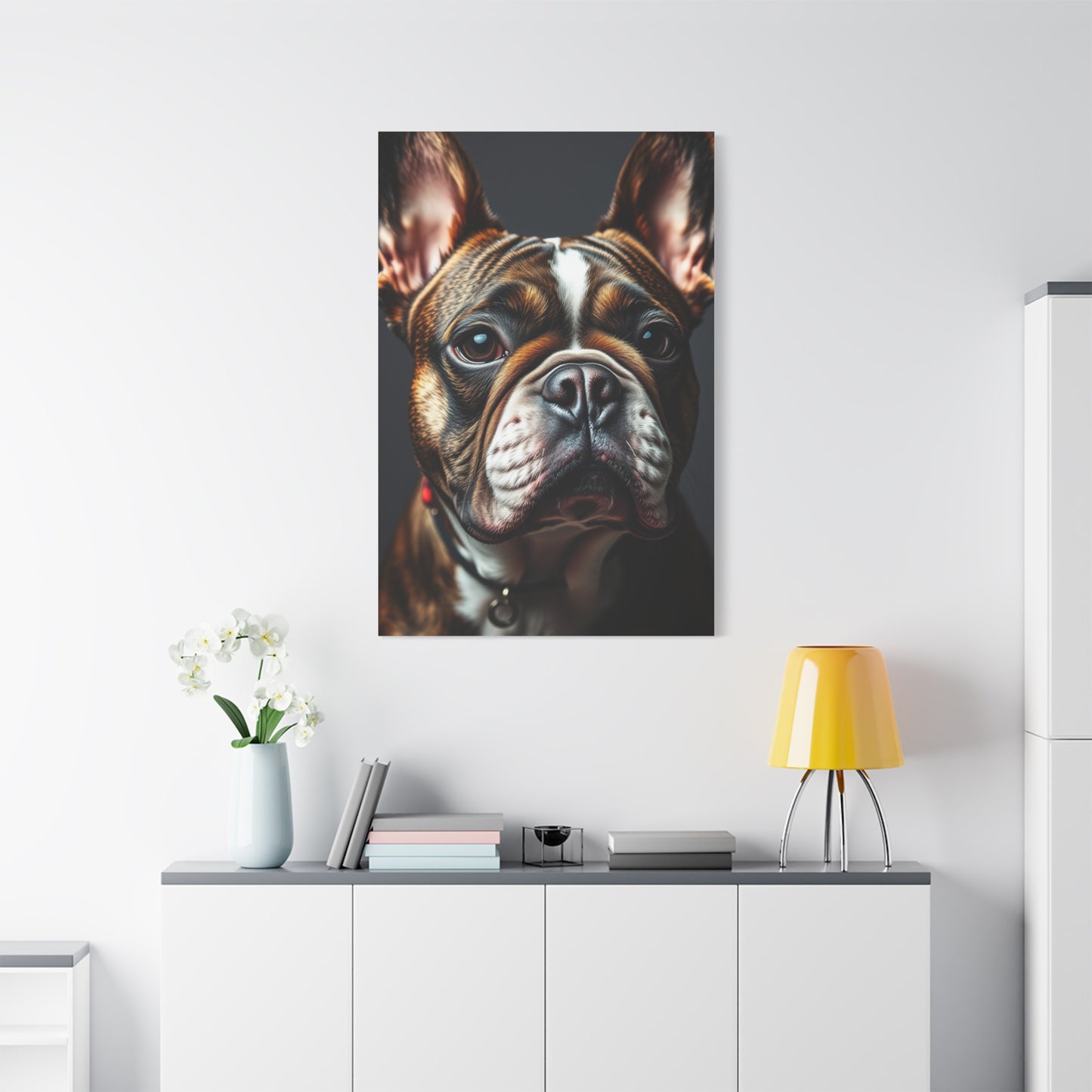 Supreme French Bulldog Art Beautiful Collection Wall Art & Canvas Print