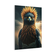 Regal Crowned Raptor Portrait Wall Art & Canvas Prints