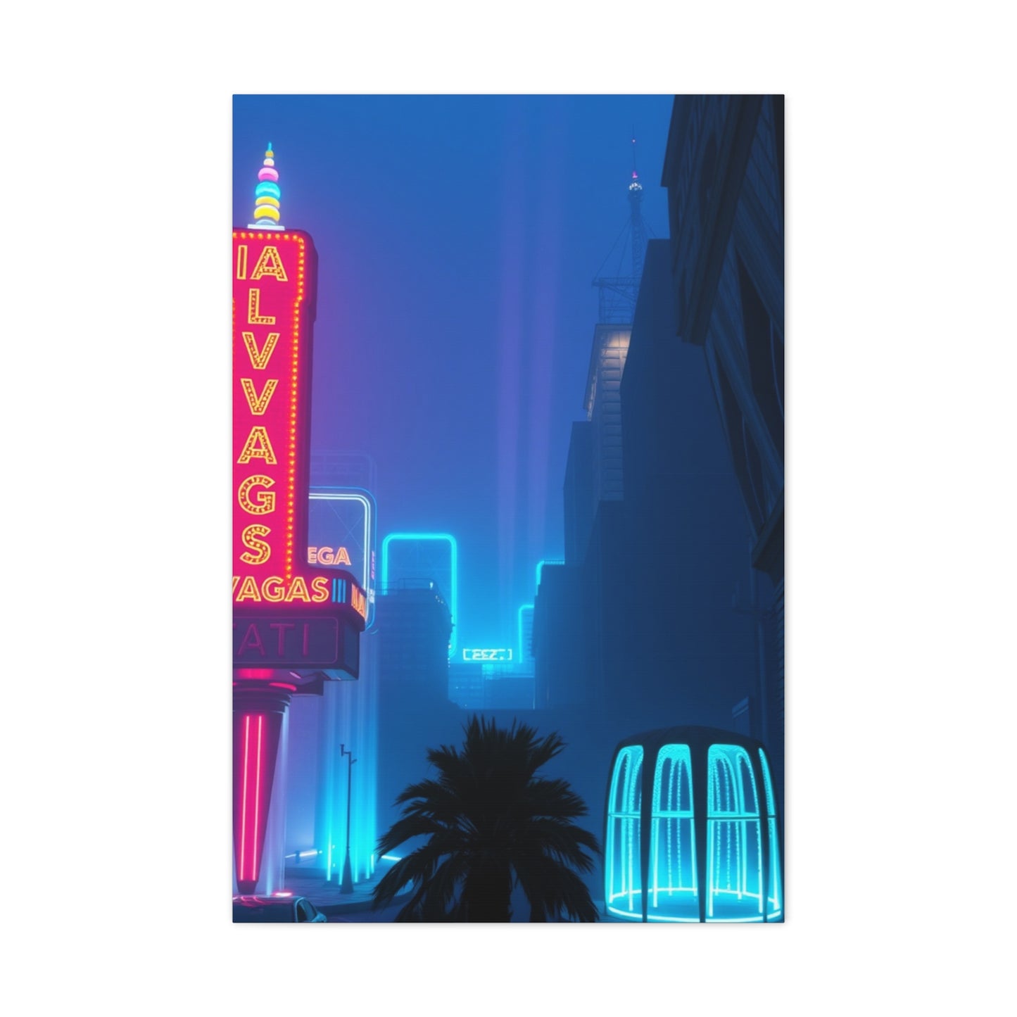 Las Vagas Art Canvas Art 7 Wall Art & Canvas Print