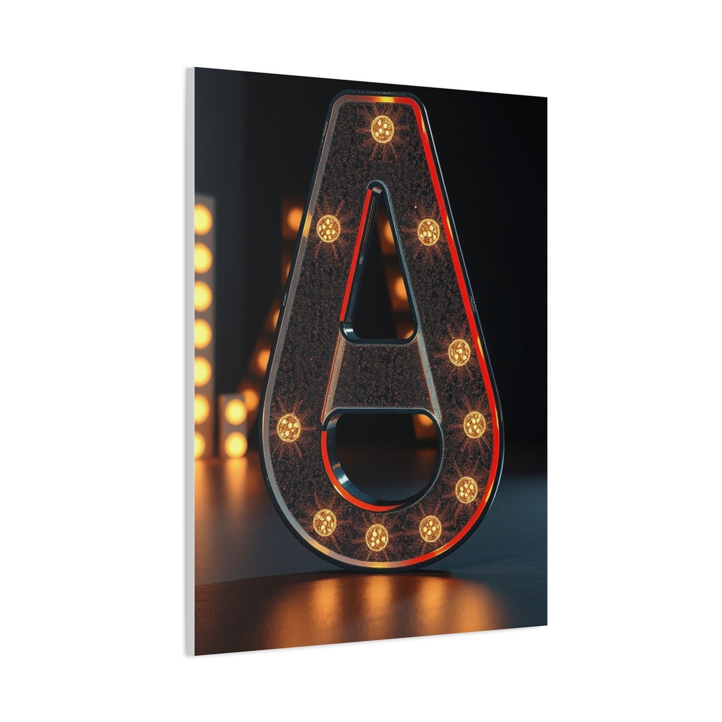 Elite A Alphabet & Letter Art Vision Wall Art & Canvas Print