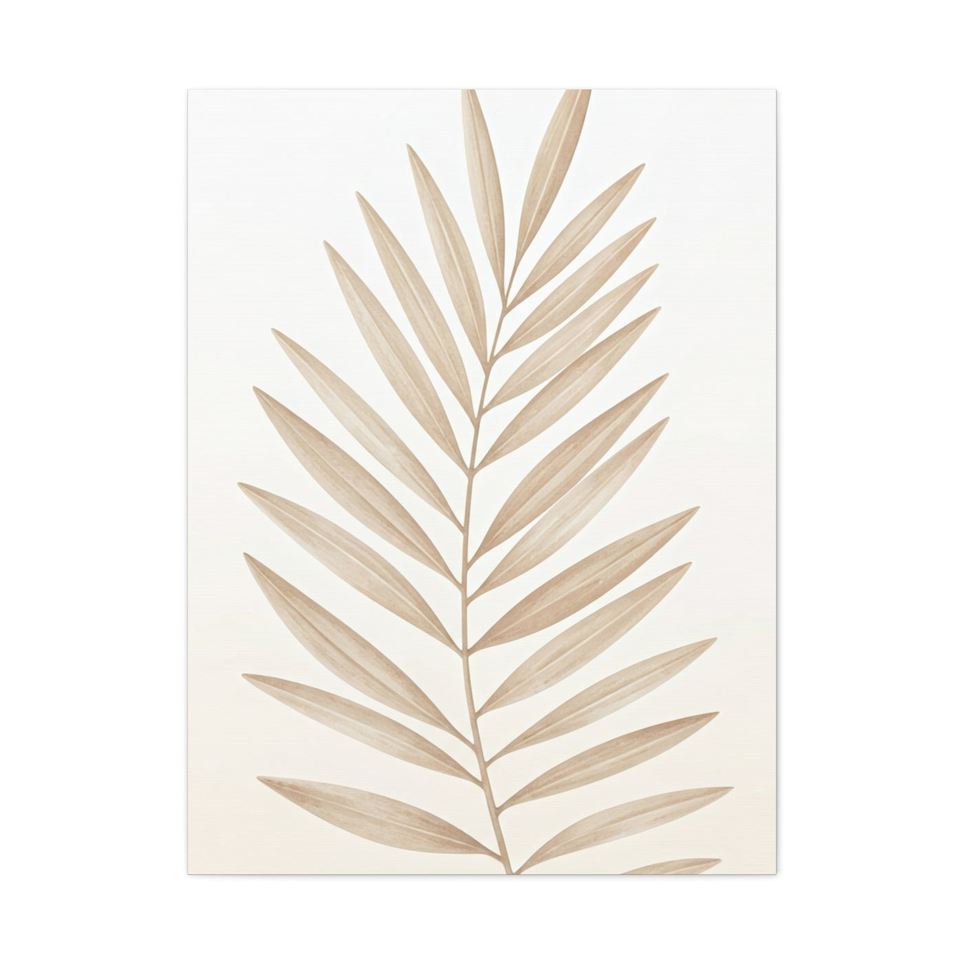 Neutral Palm Silhouette Wall Art & Canvas Prints