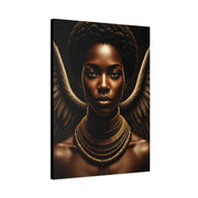 Celestial Queen with Golden Wings Wall Art & Canvas Prints