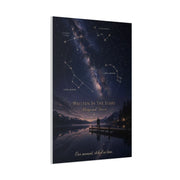 Celestial Destiny Night Sky Romance Wall Art & Canvas Print