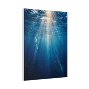 Underwater Sunlight Depth Ocean Scene Wall Art & Canvas Print