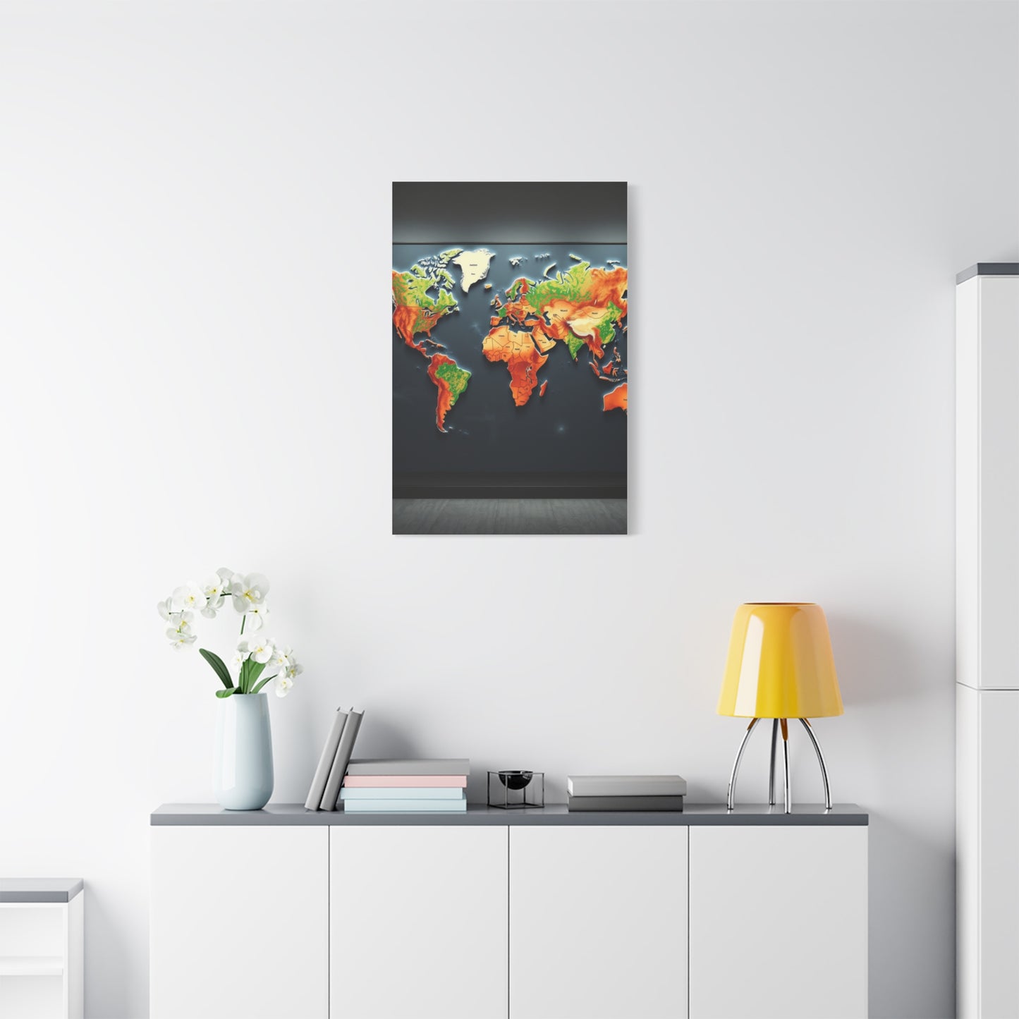 Collection World Map Art Art Wall Art & Canvas Print