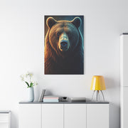 Warm & Cool Contrast Grizzly Portrait Wall Art & Canvas Prints