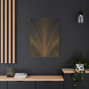 Regal Fan Lines Art Deco Wall Art & Canvas Prints