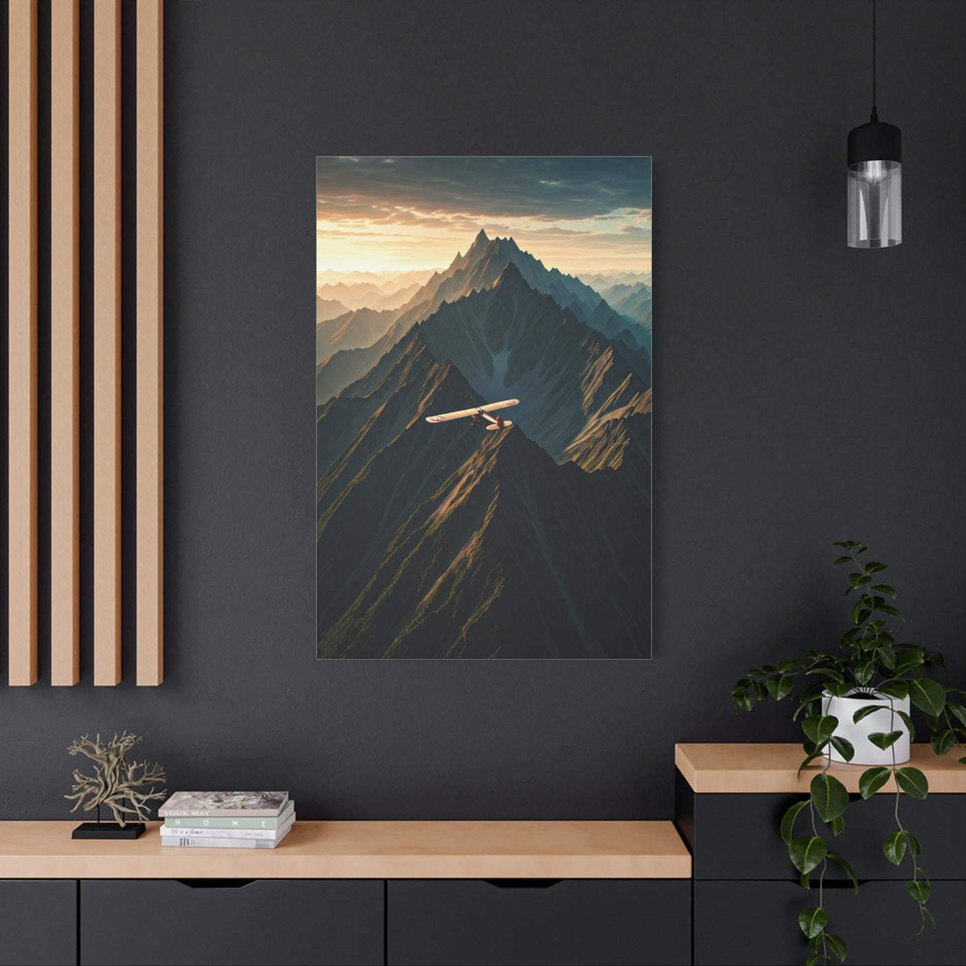 Mountain Ridge Flight Passage Wall Art & Canvas Prints