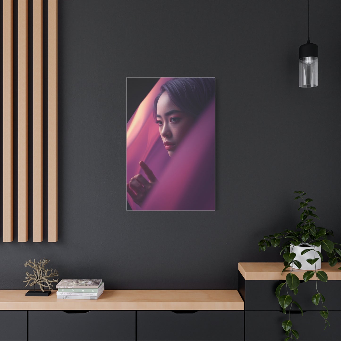 Imperial Violet Vignette Wall Art & Canvas Print