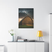 Stormlit Barn in the Open Fields Wall Art & Canvas Prints