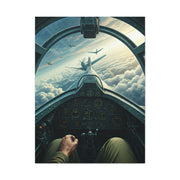 Pilot Cockpit Sky Mission View Wall Art & Canvas Prints