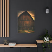 Weathered Barn Under Dramatic Sky Wall Art & Canvas Prints