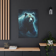 Mystic Blue Bear Portrait Wall Art & Canvas Prints