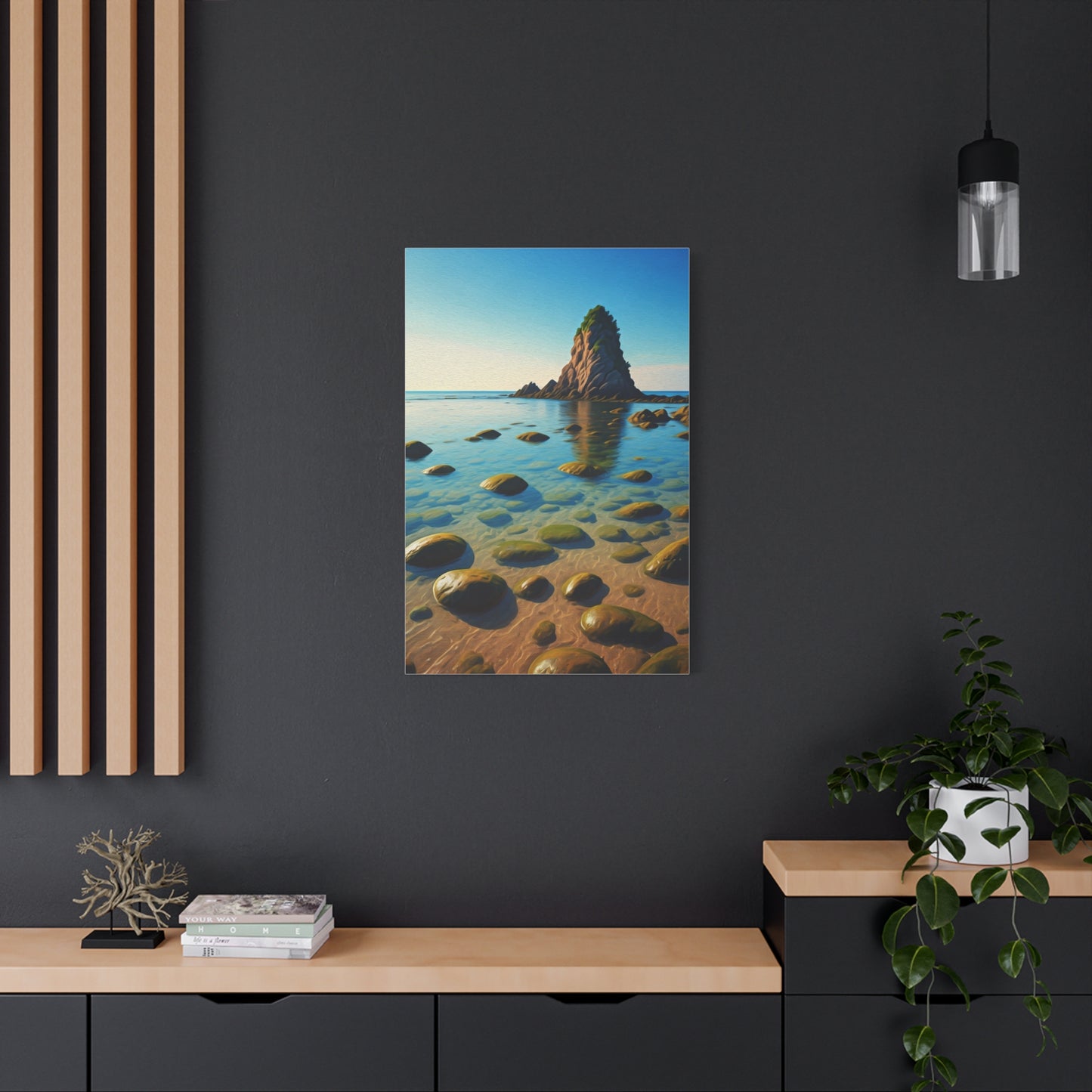 Coastal Tidepool Rock Sanctuary Wall Art & Canvas Prints