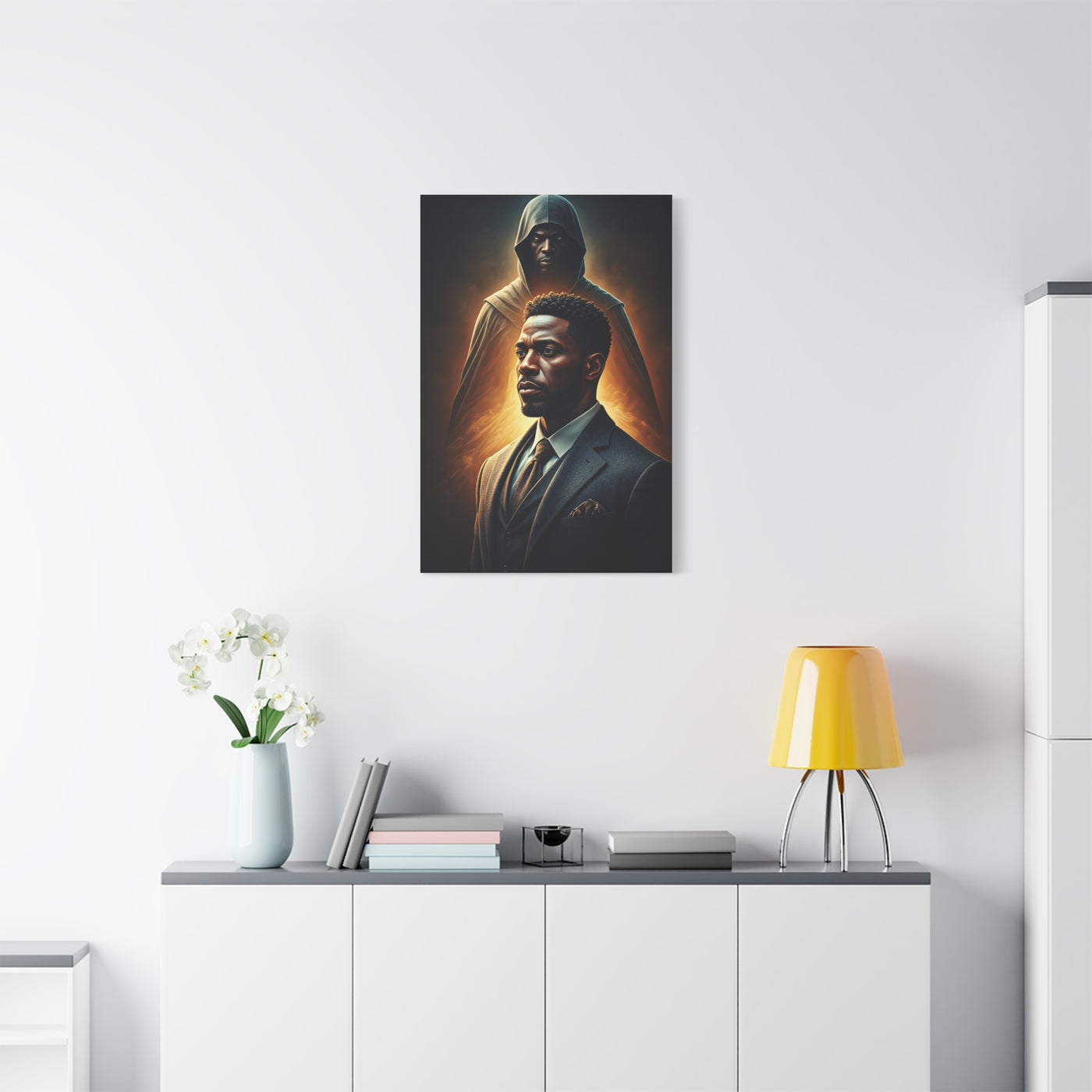Shadow Guardian Portrait Wall Art & Canvas Prints