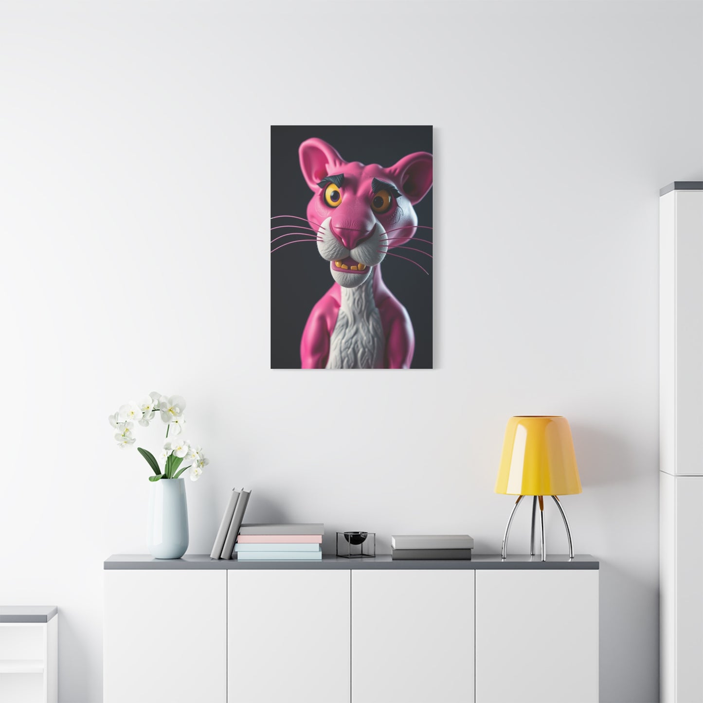 Blossom Panther Poise Wall Art & Canvas Print