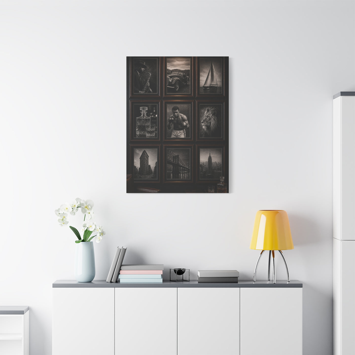 Executive Lounge Gallery Grid Wall Art & Canvas Print
