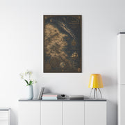 Antique Celestial Cartography Map Wall Art & Canvas Print