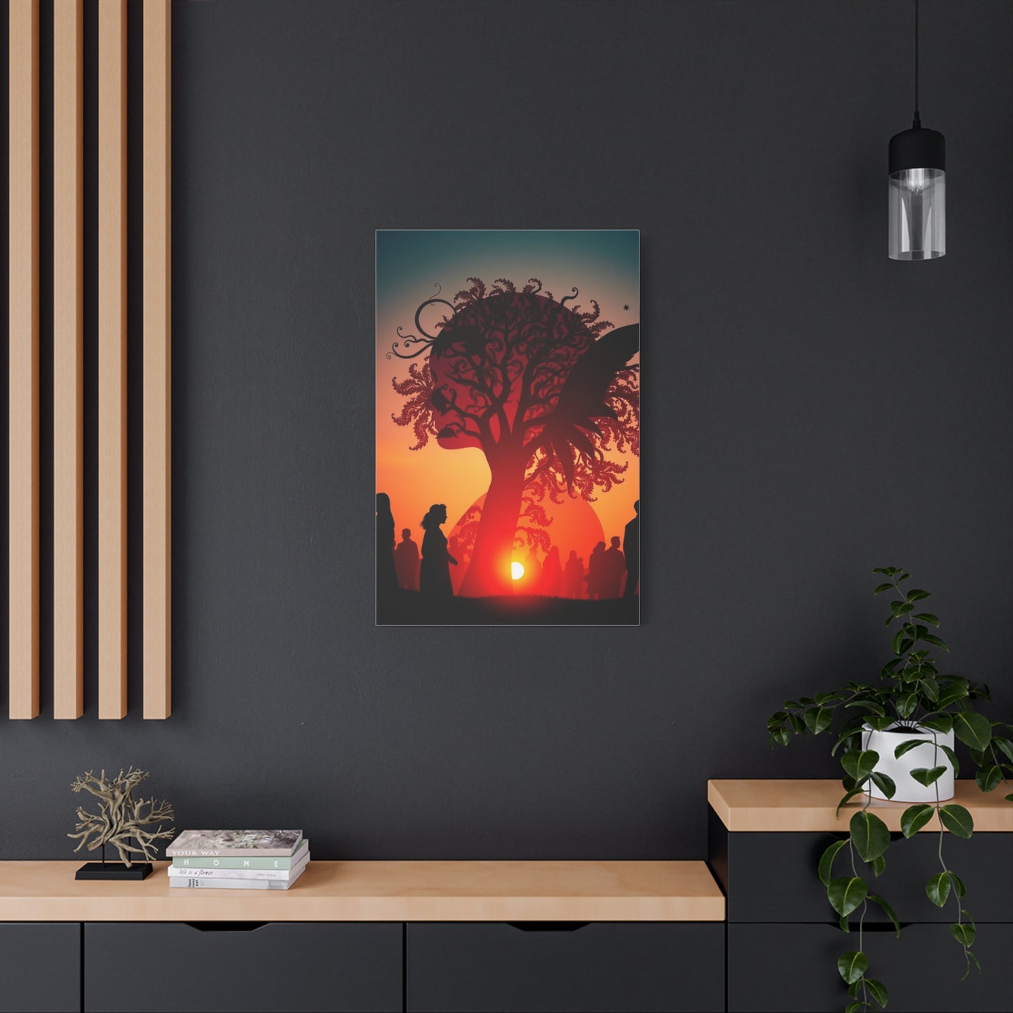 Vision Silhouettes Art Art Wall Art & Canvas Print