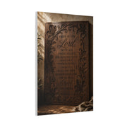 Trust in the Lord Carved Wood Plaque Wall Art & Canvas Print