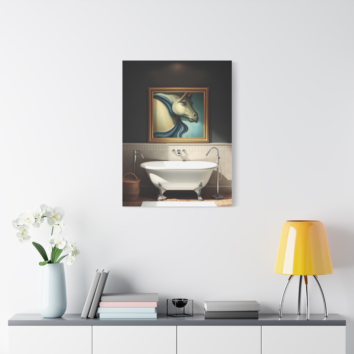 Serene Splash Artistry Wall Art & Canvas Print