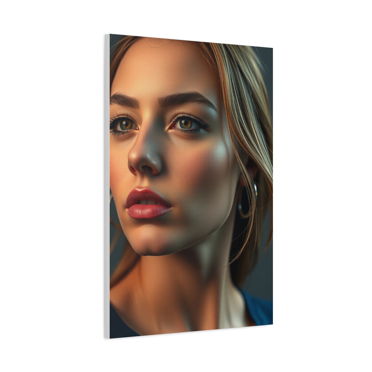 Azure Serenity Canvas Wall Art & Canvas Print