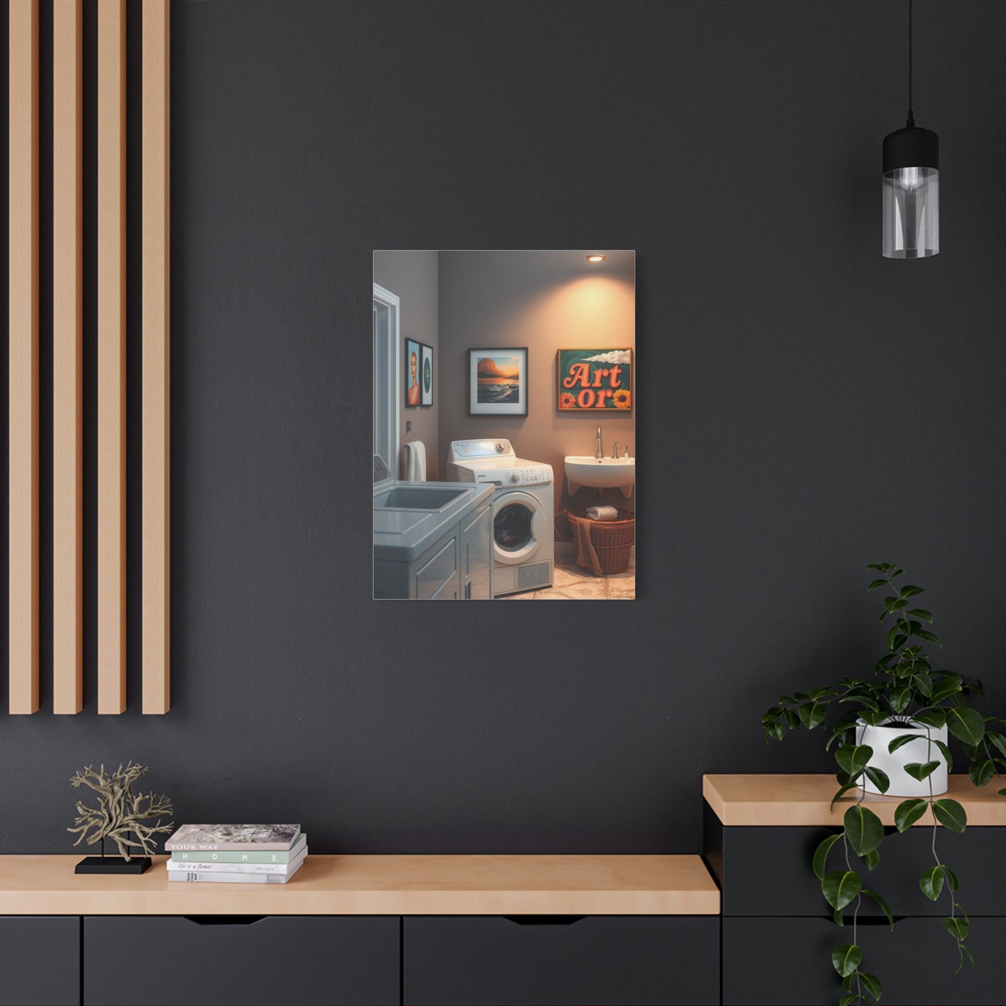 Laundry Room Art Refined Canvas Wall Art & Canvas Print