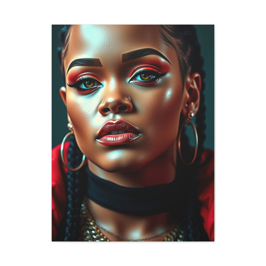 Rihanna Art Premium Canvas 18 Wall Art & Canvas Print