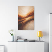 Golden Motion Energy Abstract Wall Art & Canvas Print