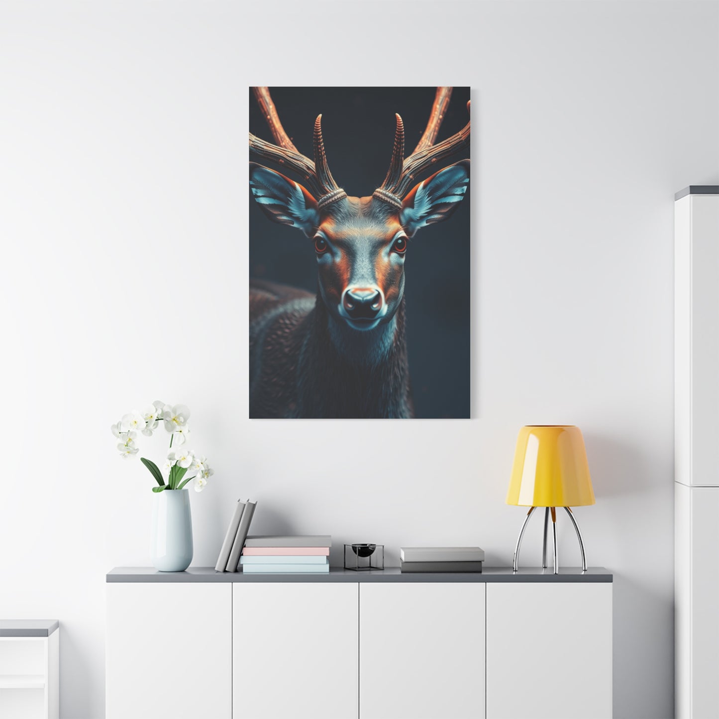 Majestic Antlers Tapestry Wall Art & Canvas Print
