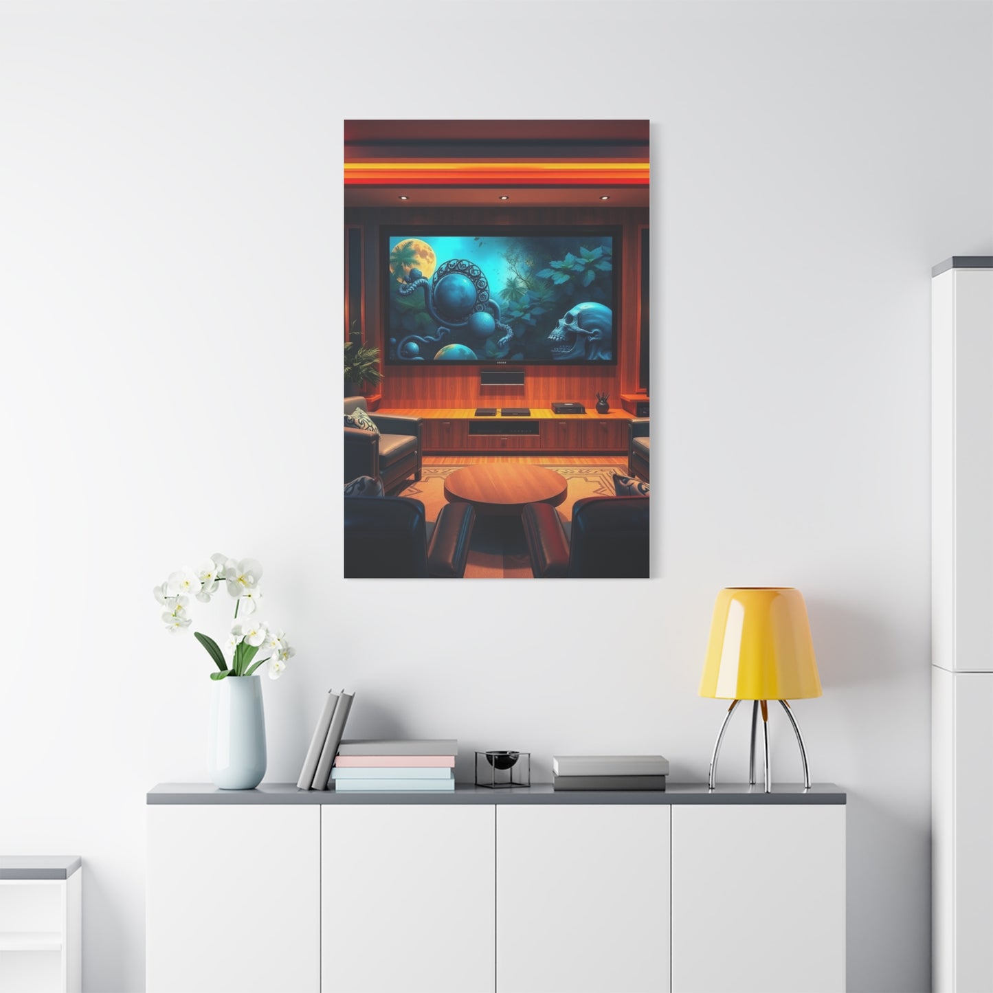 Masterpiece Home Theater Art Vision Wall Art & Canvas Print