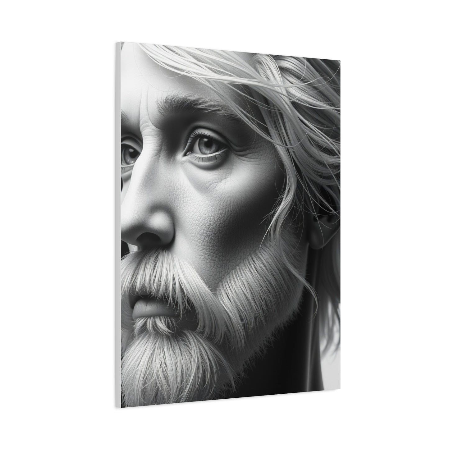 Gray & White Art Luxury Canvas Wall Art & Canvas Print