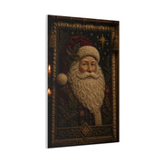 Handcrafted Textile Santa Tapestry Wall Art & Canvas Print