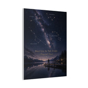 Written in the Stars Celestial Love Quote Wall Art & Canvas Print