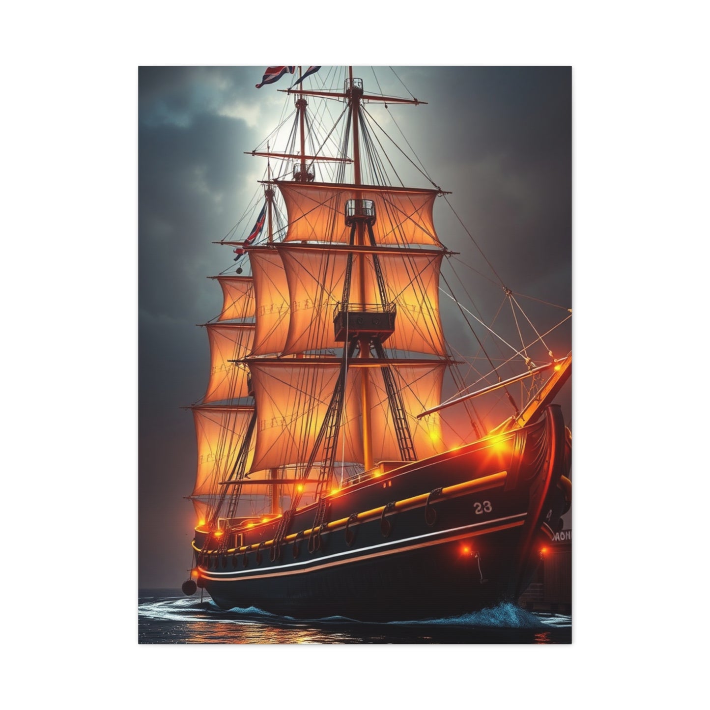 Vision Ship Art Art Wall Art & Canvas Print