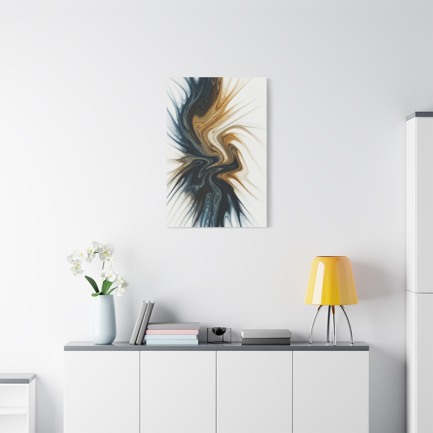 Gilded Current Flow Wall Art & Canvas Prints
